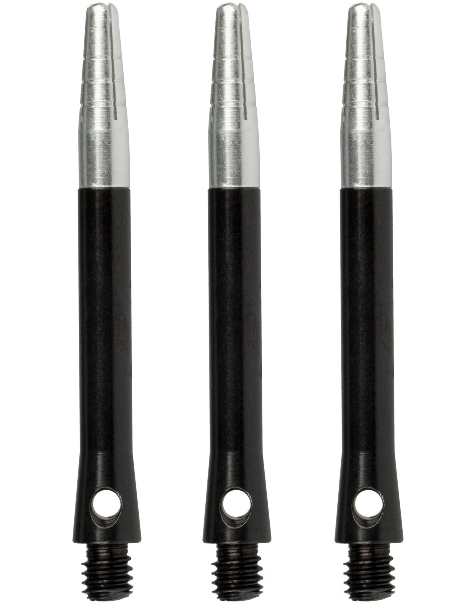 Faver® Shafts Aluminium • Roterende Top • Zwart/Zilver