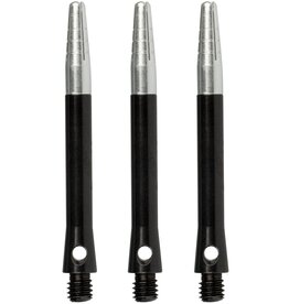 Faver® Shafts Aluminium • Roterende Top • Zwart/Zilver