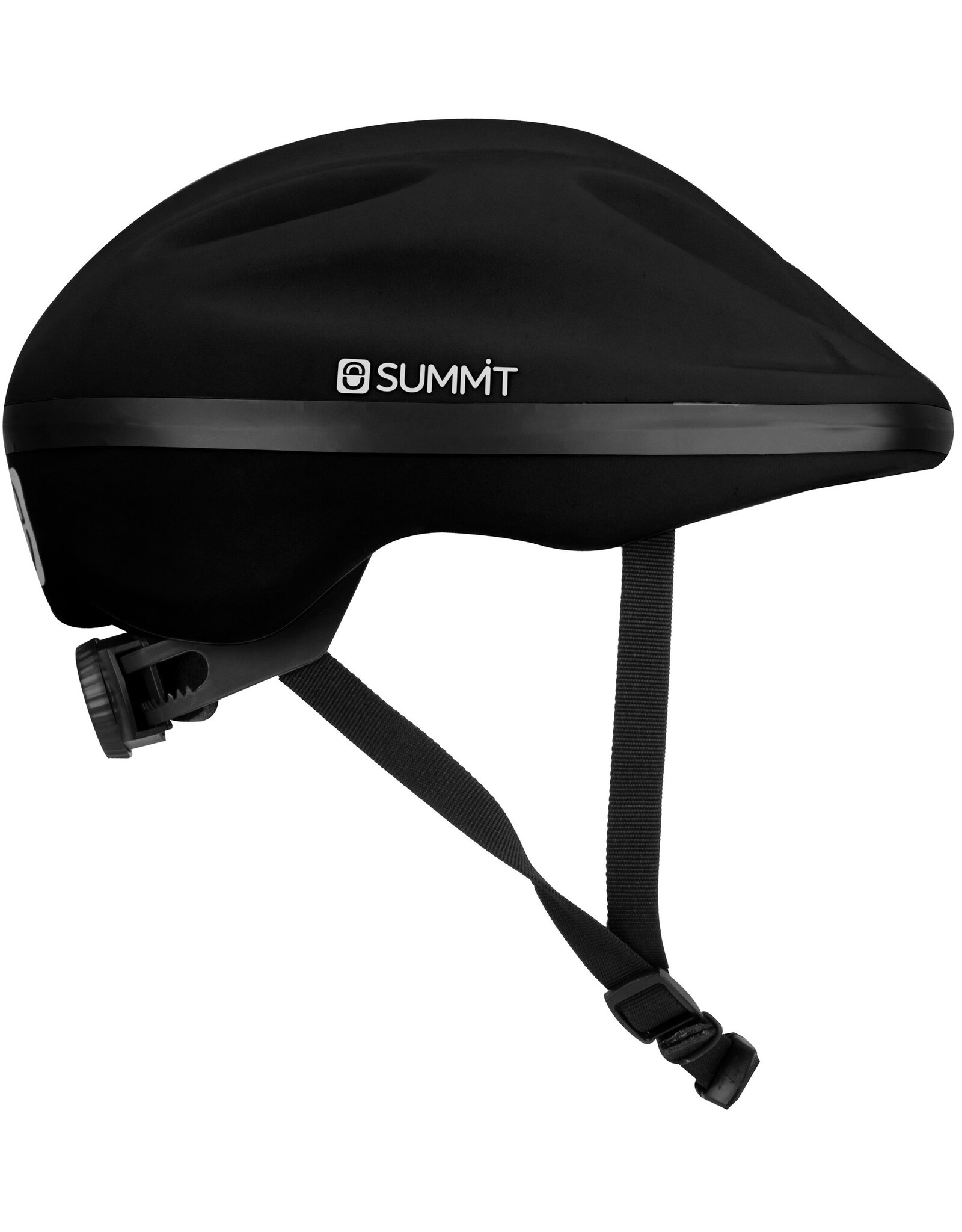 Summit® Fiets Veiligheids Helm Junior Verstelbaar Zwart (ZWA)