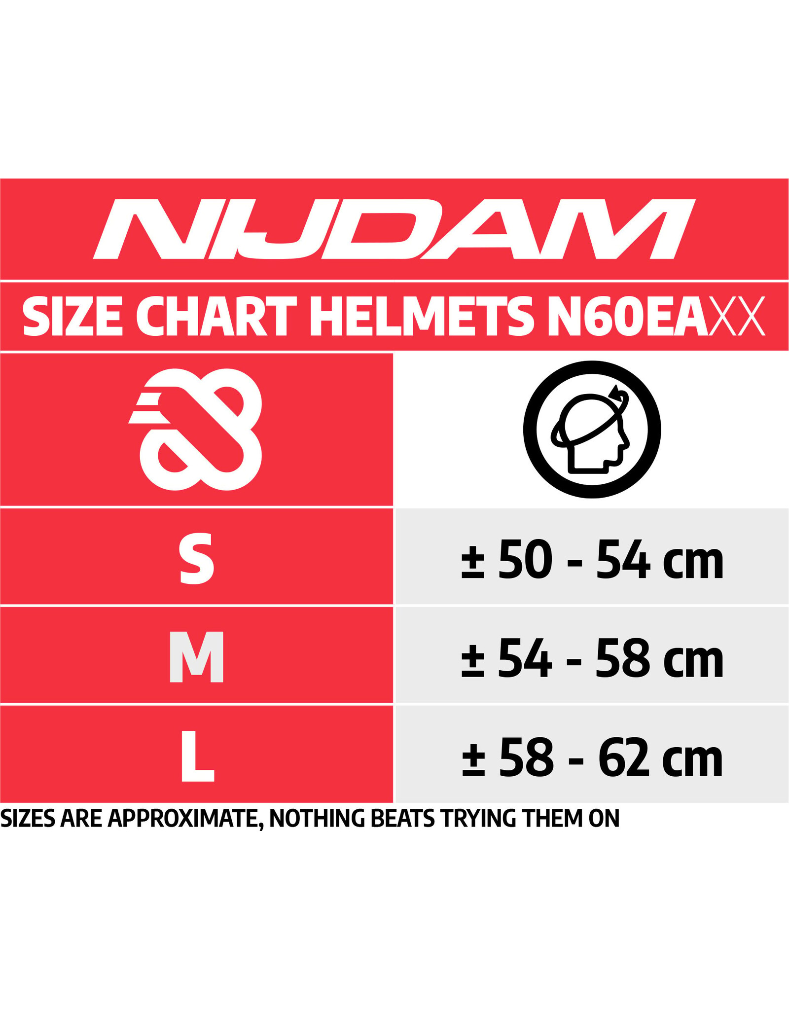 Nijdam Skatehelm Verstelbaar • Dark Fyre • Zwart/Rood (BLK)