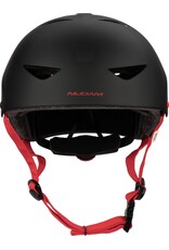 Nijdam Skatehelm Verstelbaar • Dark Fyre • Zwart/Rood (BLK)