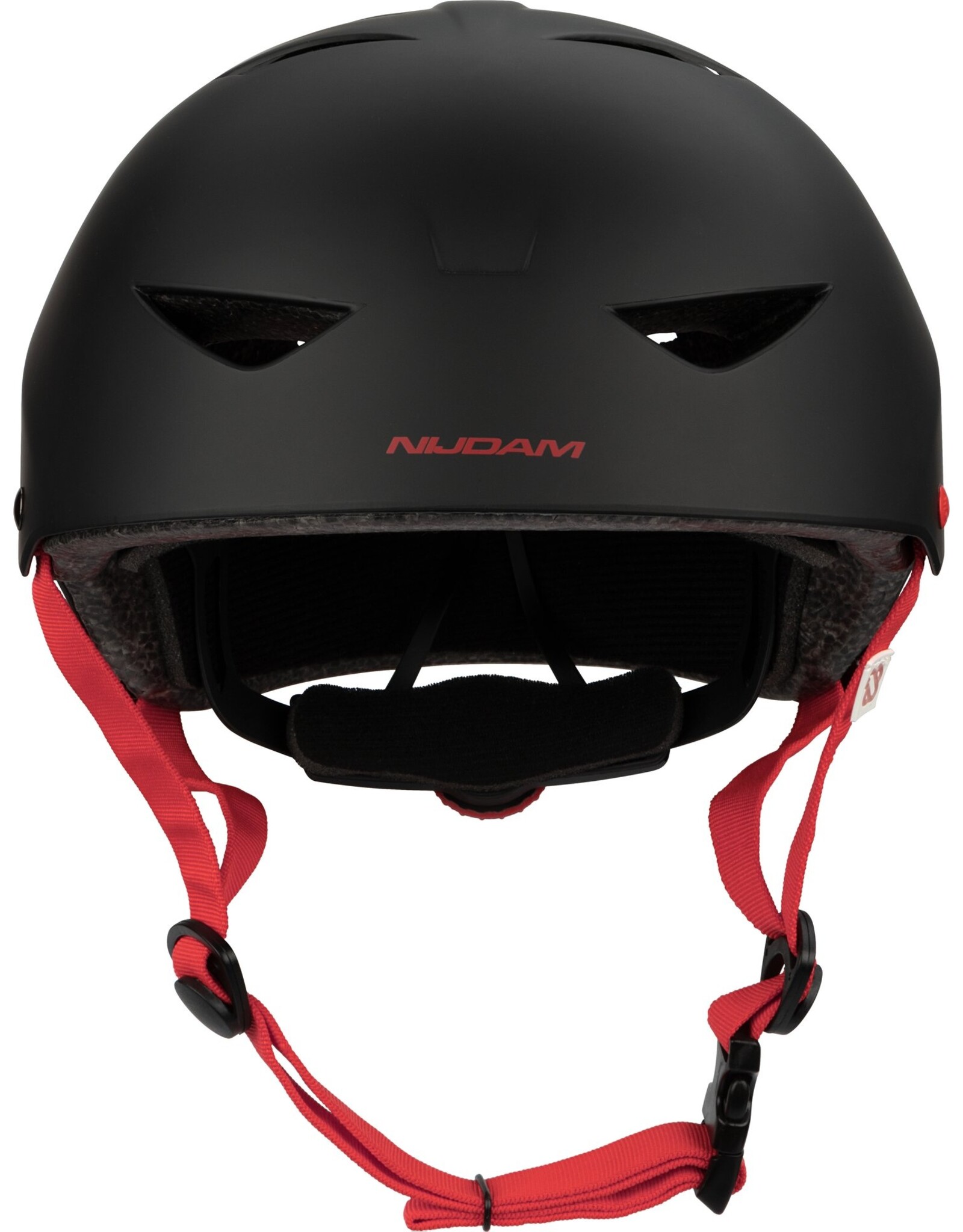 Nijdam Skatehelm Verstelbaar • Dark Fyre • Zwart/Rood (BLK)