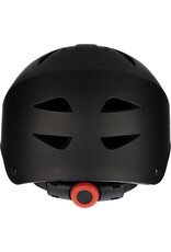 Nijdam Skatehelm Verstelbaar • Dark Fyre • Zwart/Rood (BLK)