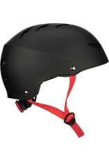 Nijdam Skatehelm Verstelbaar • Dark Fyre • Zwart/Rood (BLK)