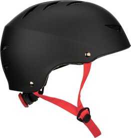 Nijdam Skatehelm Verstelbaar • Dark Fyre • Zwart/Rood (BLK)