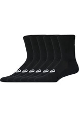 Asics 6 PACK CREW SOCK-PERFORMANCE BLACK