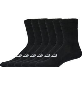 Asics 6 PACK CREW SOCK-PERFORMANCE BLACK