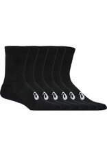 Asics 6 PACK CREW SOCK-PERFORMANCE BLACK