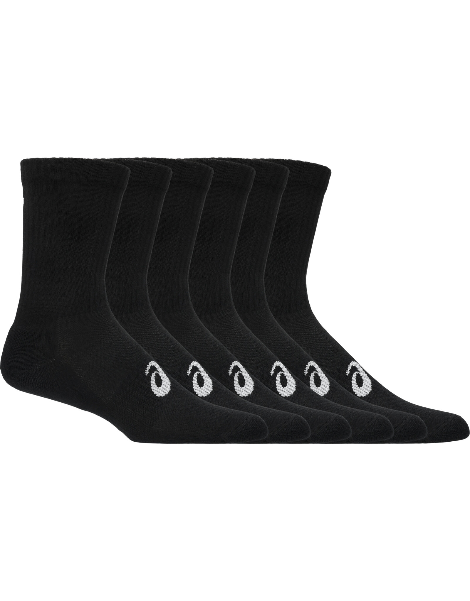 Asics 6 PACK CREW SOCK-PERFORMANCE BLACK