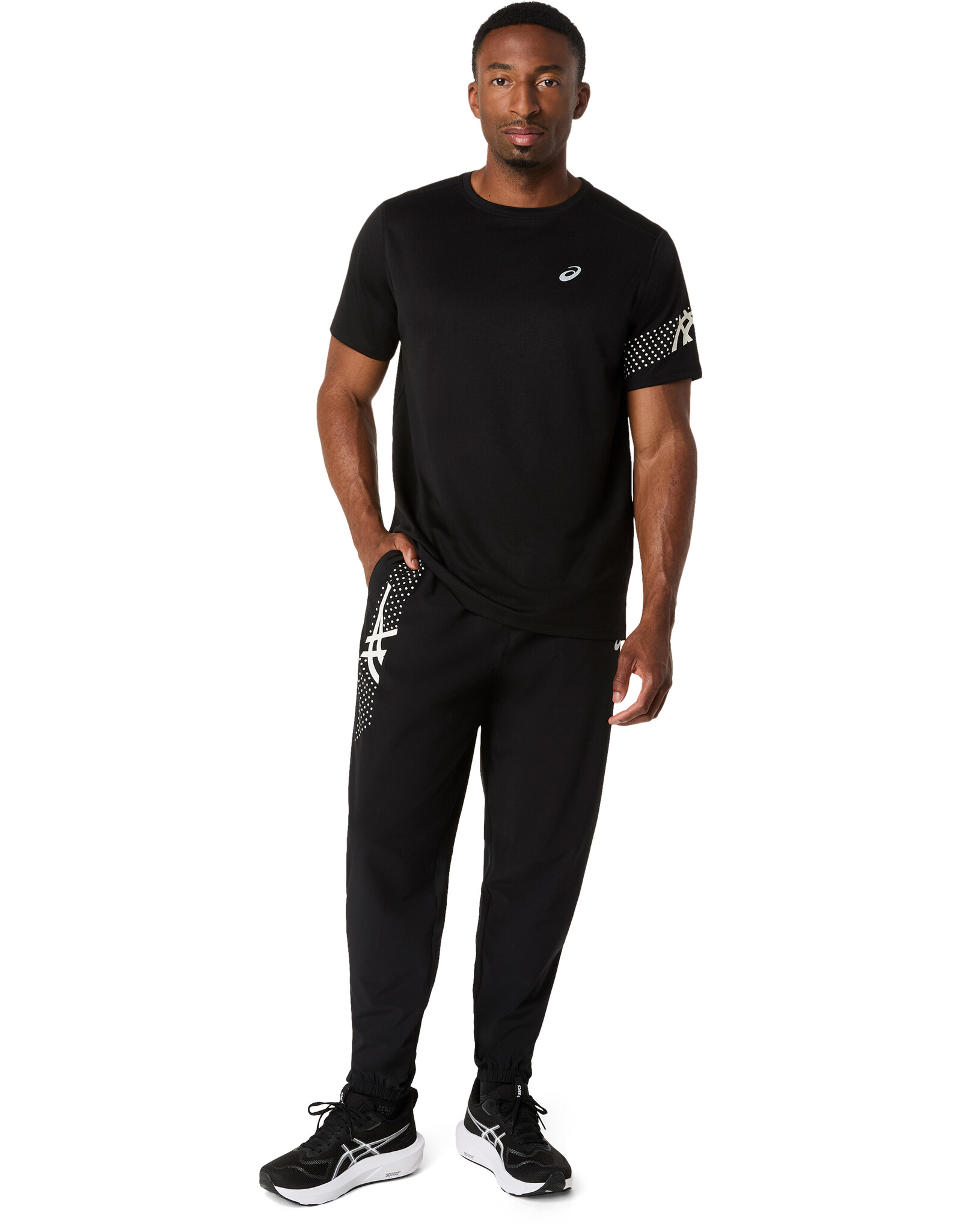 Asics ICON SS TOP-Heren-PERFORMANCE BLACK/CREAM