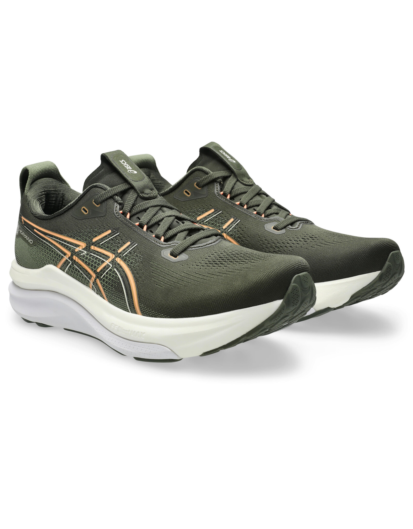 Asics GEL-KAYANO 33-Heren-VINTAGE KHAKI/BRIGHT SUNSTONE