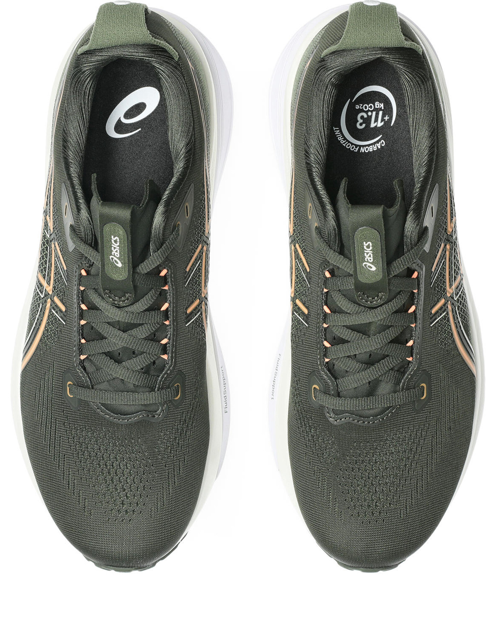 Asics GEL-KAYANO 33-Heren-VINTAGE KHAKI/BRIGHT SUNSTONE