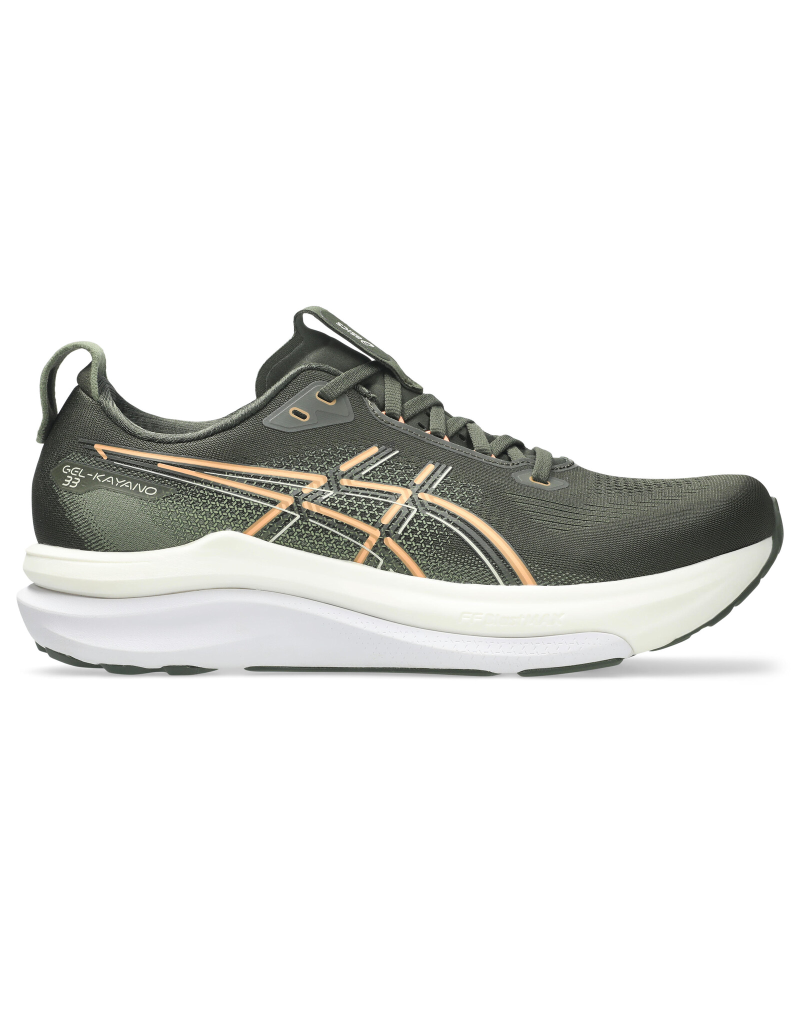 Asics GEL-KAYANO 33-Heren-VINTAGE KHAKI/BRIGHT SUNSTONE