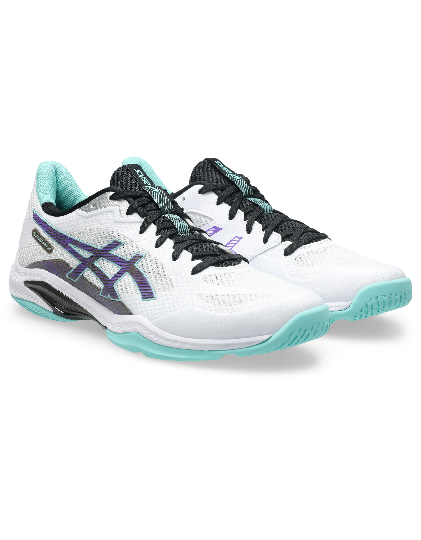 Asics BLADE FF 2-Heren-WHITE/RADIANT AMETHYST