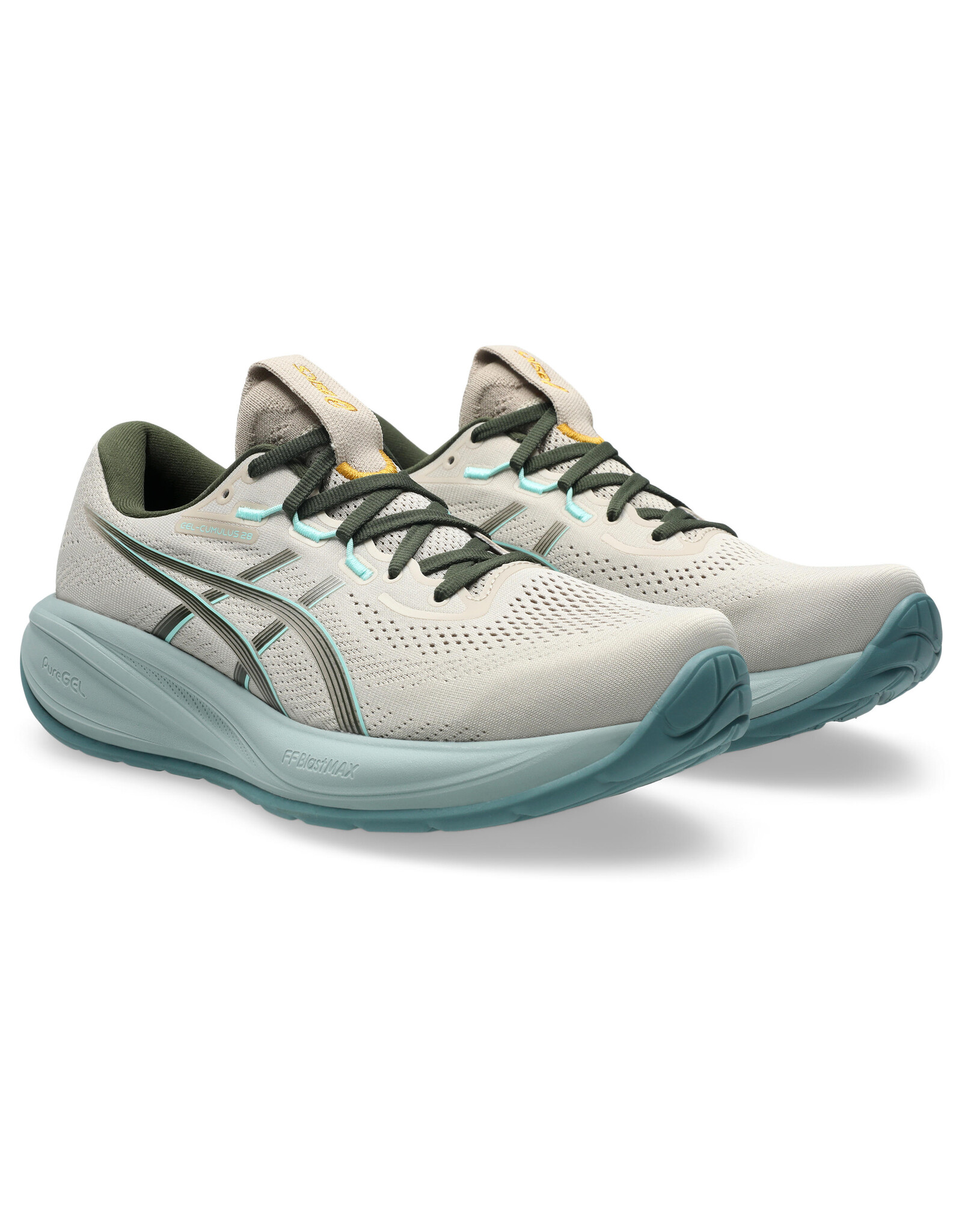 Asics GEL-CUMULUS 28-Heren-SIMPLY TAUPE/VINTAGE KHAKI