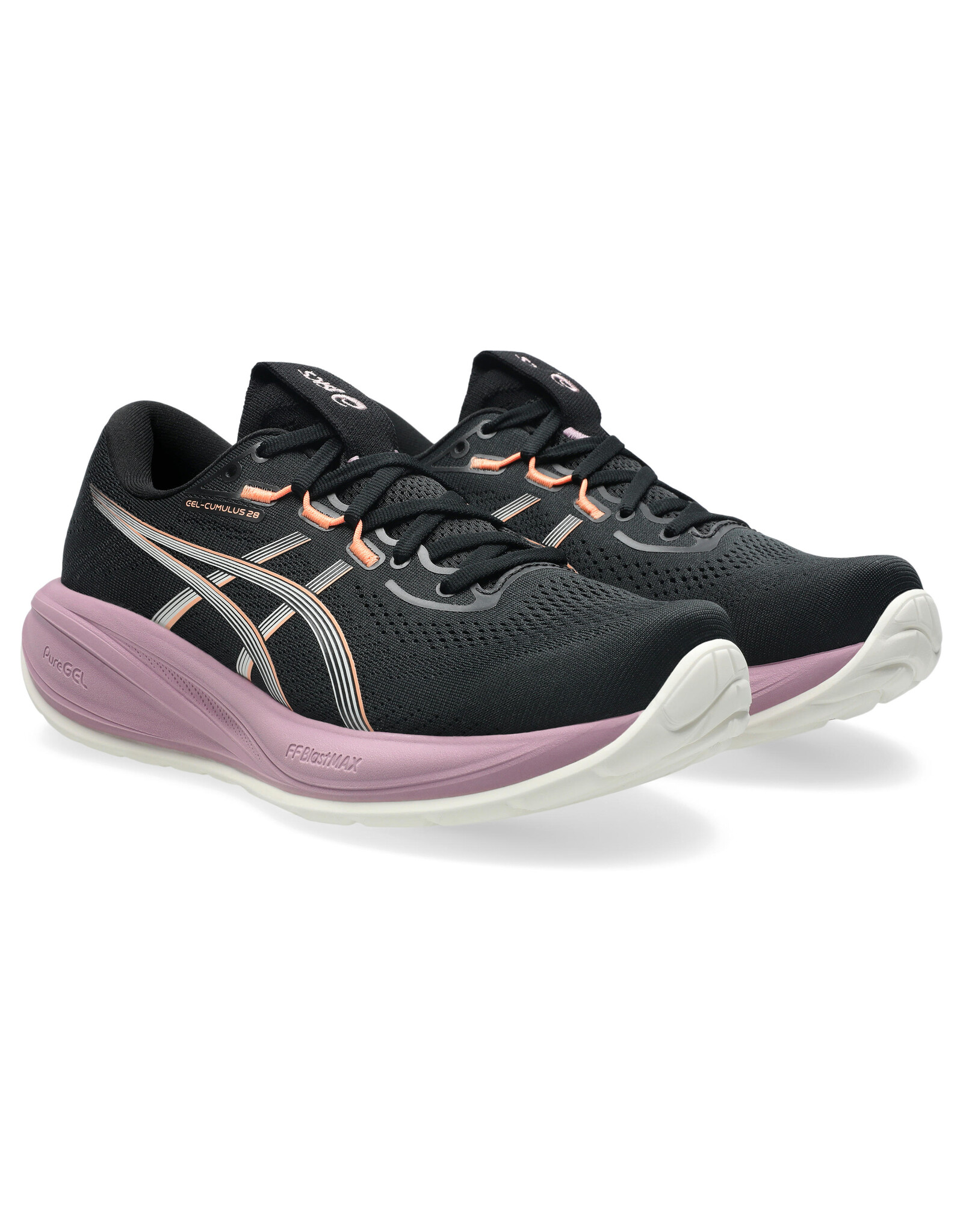 Asics GEL-CUMULUS 28-Dames-BLACK/TARO PURPLE