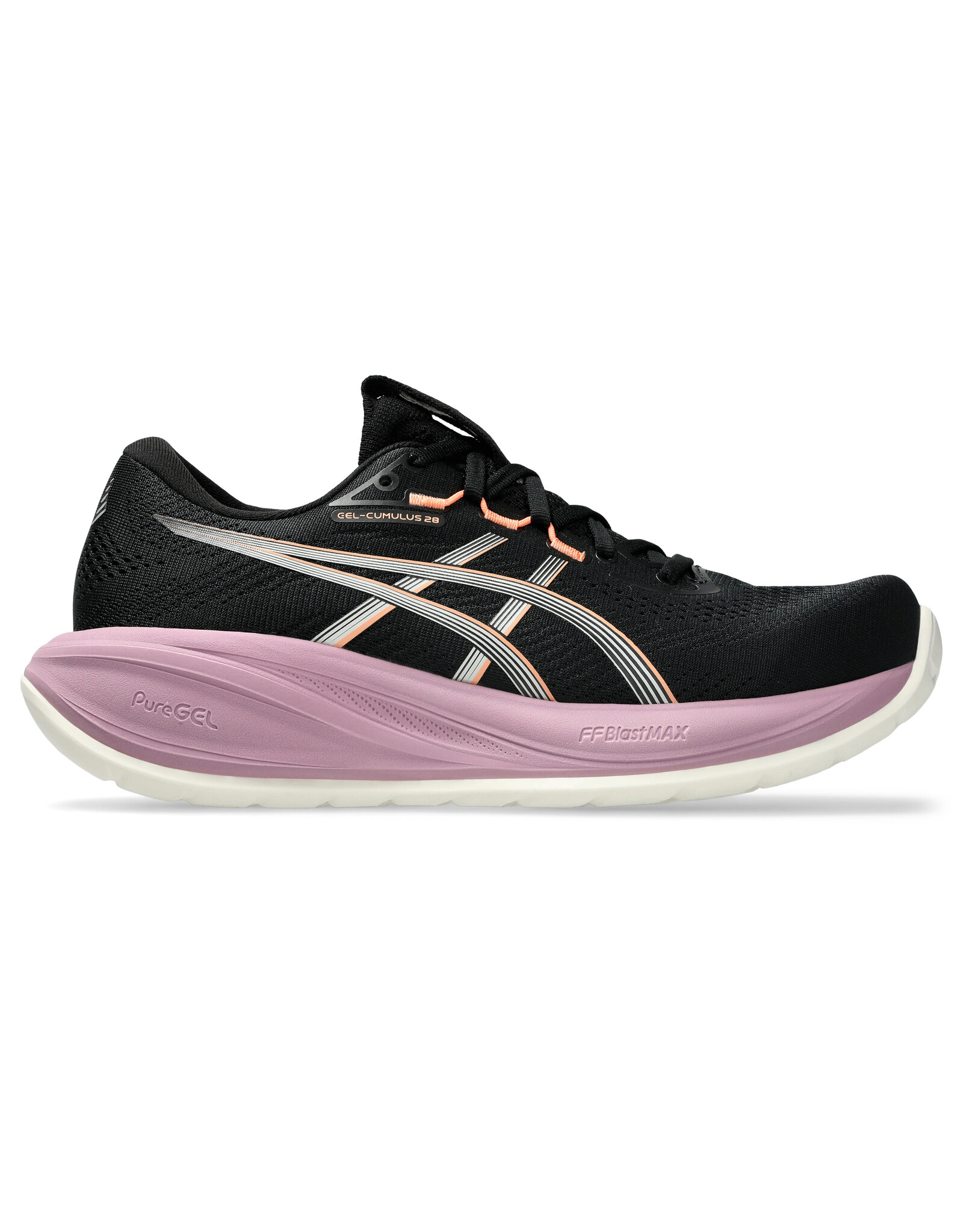 Asics GEL-CUMULUS 28-Dames-BLACK/TARO PURPLE