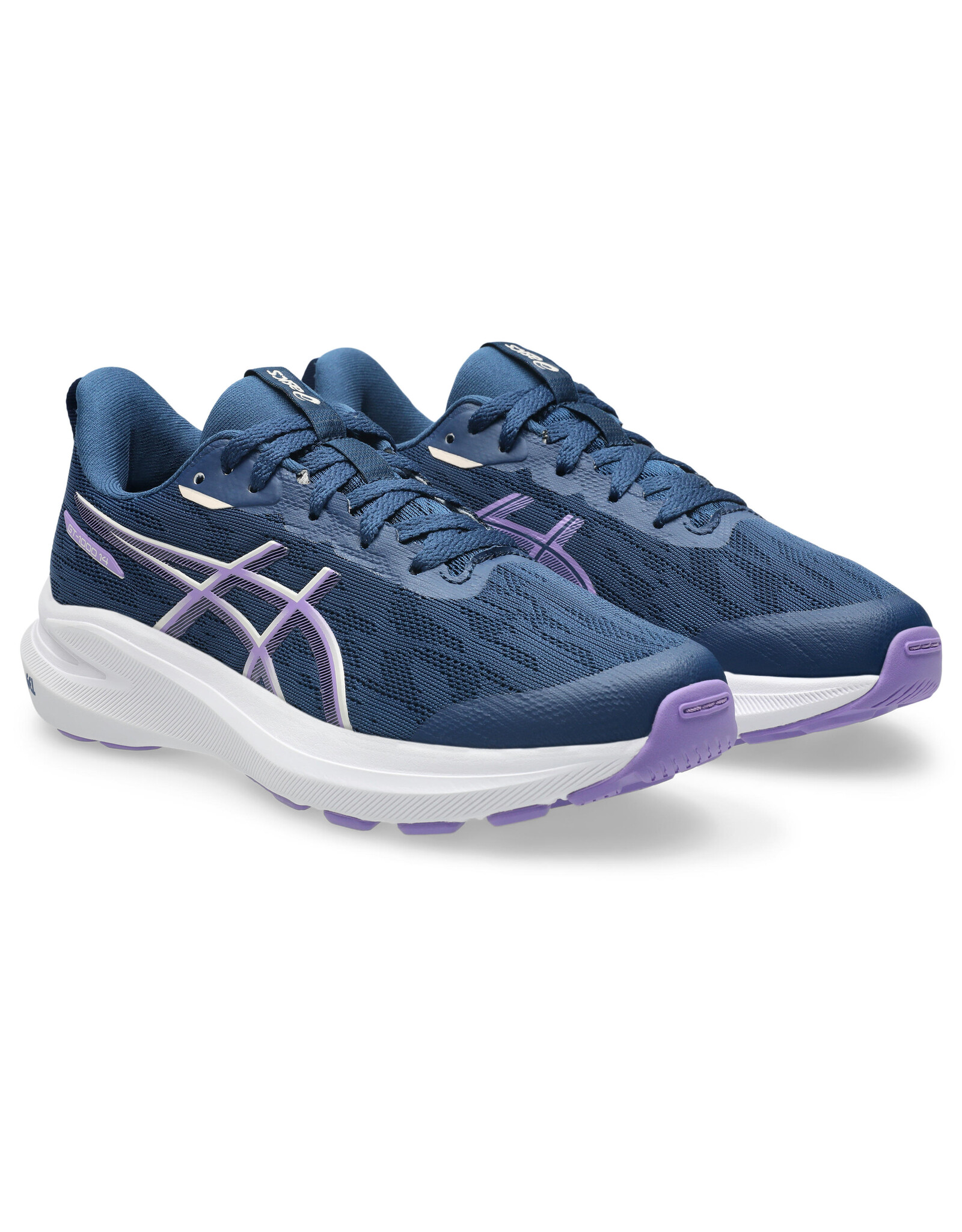 Asics GT-1000 14 GS-Kinderen-INDEPENDENCE BLUE/FADED PLUM