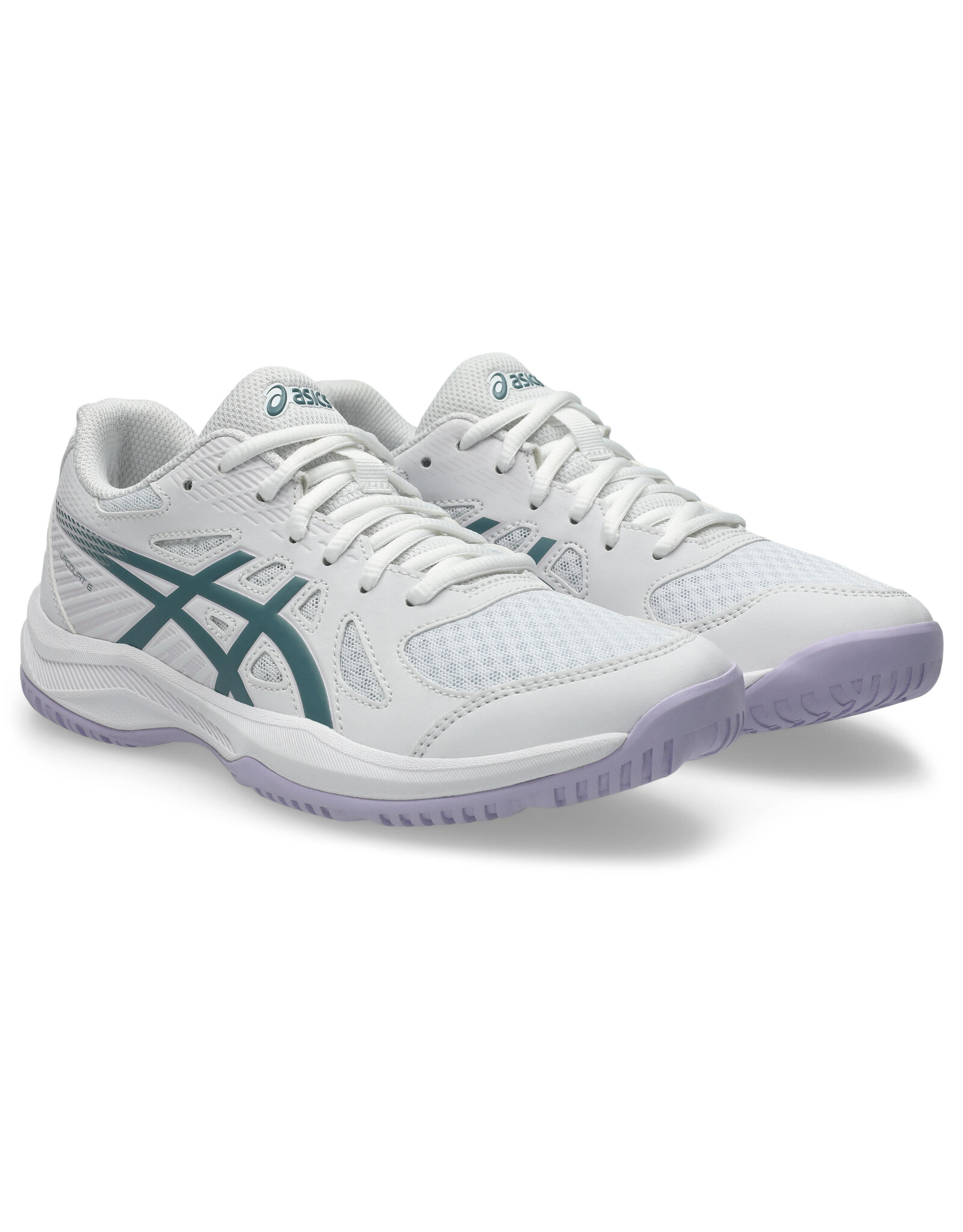 Asics UPCOURT 6-Dames-WHITE/FOGGY TEAL