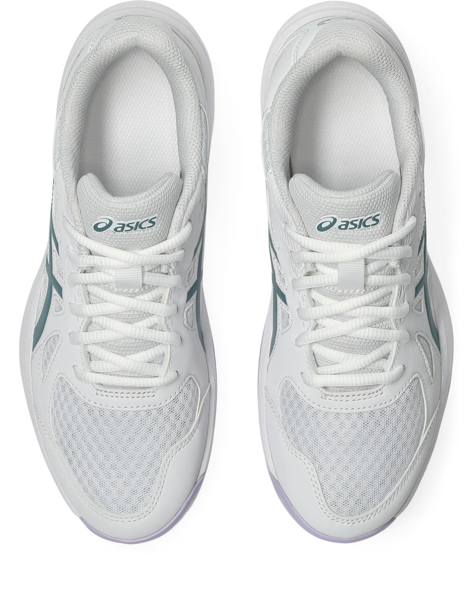 Asics UPCOURT 6-Dames-WHITE/FOGGY TEAL