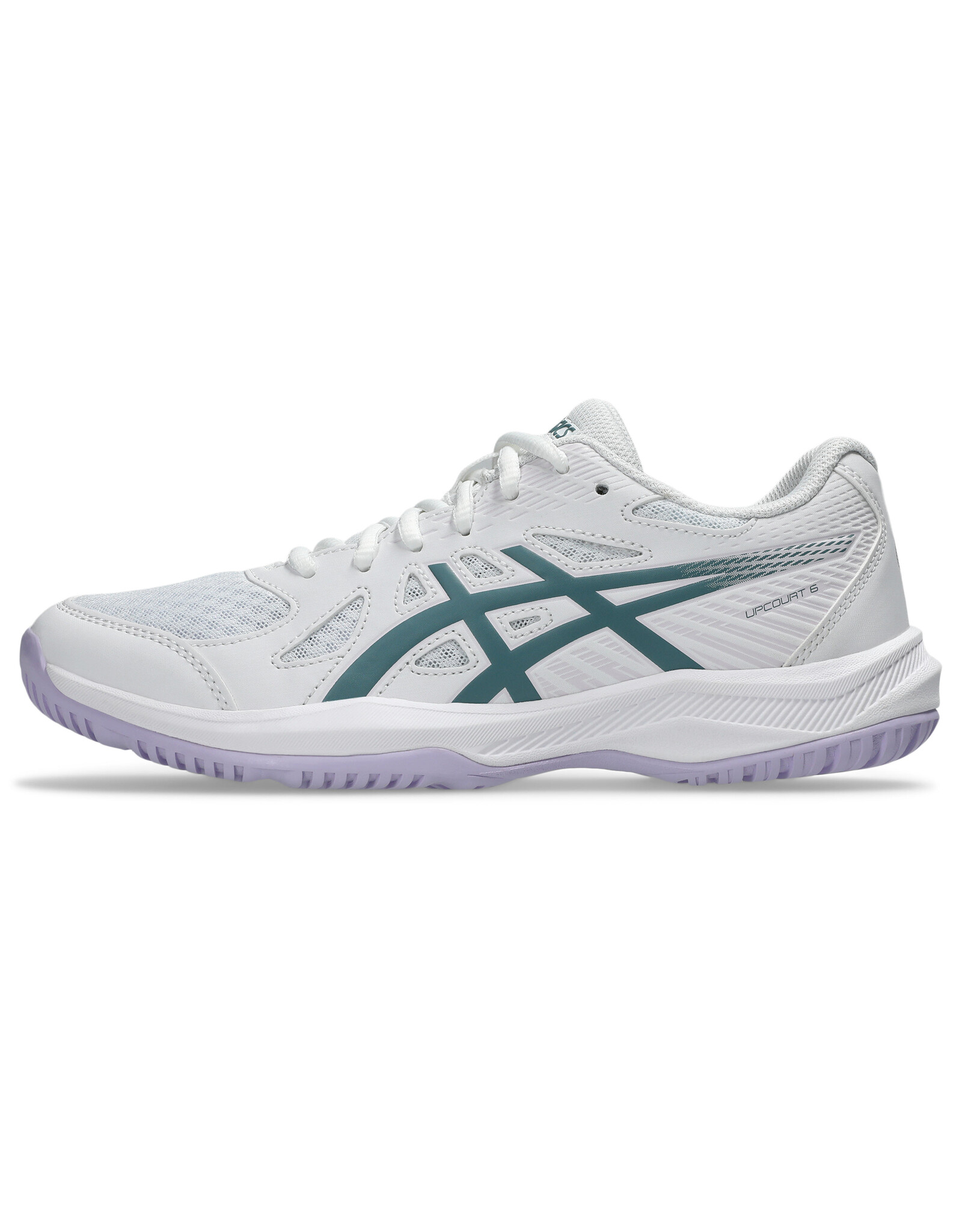 Asics UPCOURT 6-Dames-WHITE/FOGGY TEAL