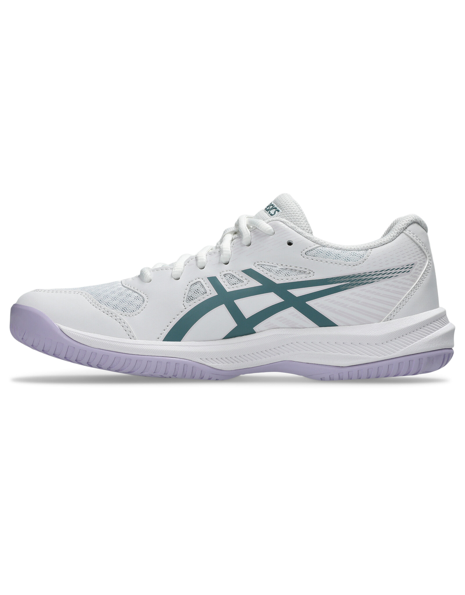 Asics UPCOURT 6-Dames-WHITE/FOGGY TEAL