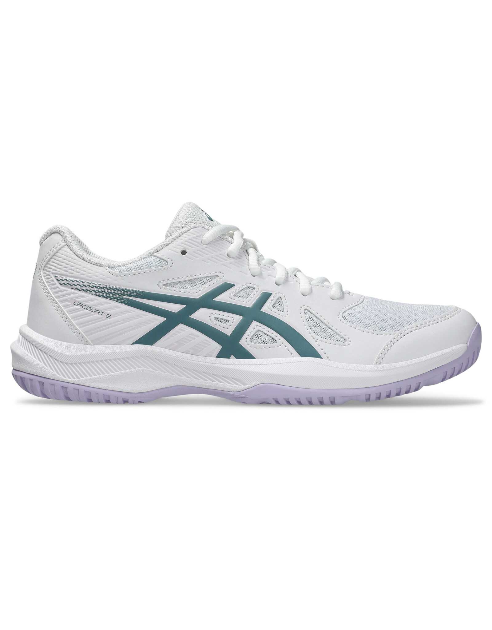 Asics UPCOURT 6-Dames-WHITE/FOGGY TEAL