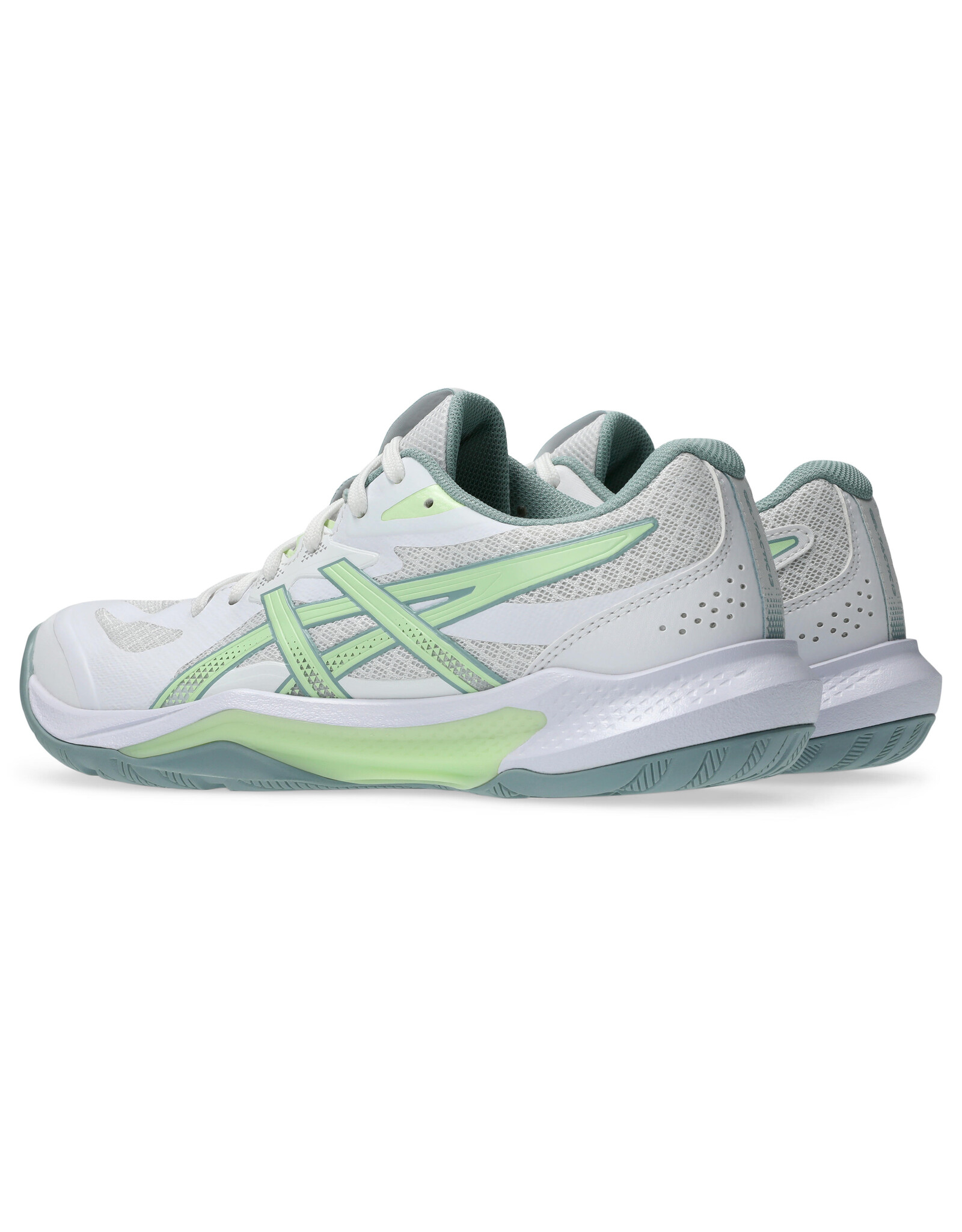 Asics GEL-TACTIC 13-Dames-WHITE/ILLUMINATE YELLOW