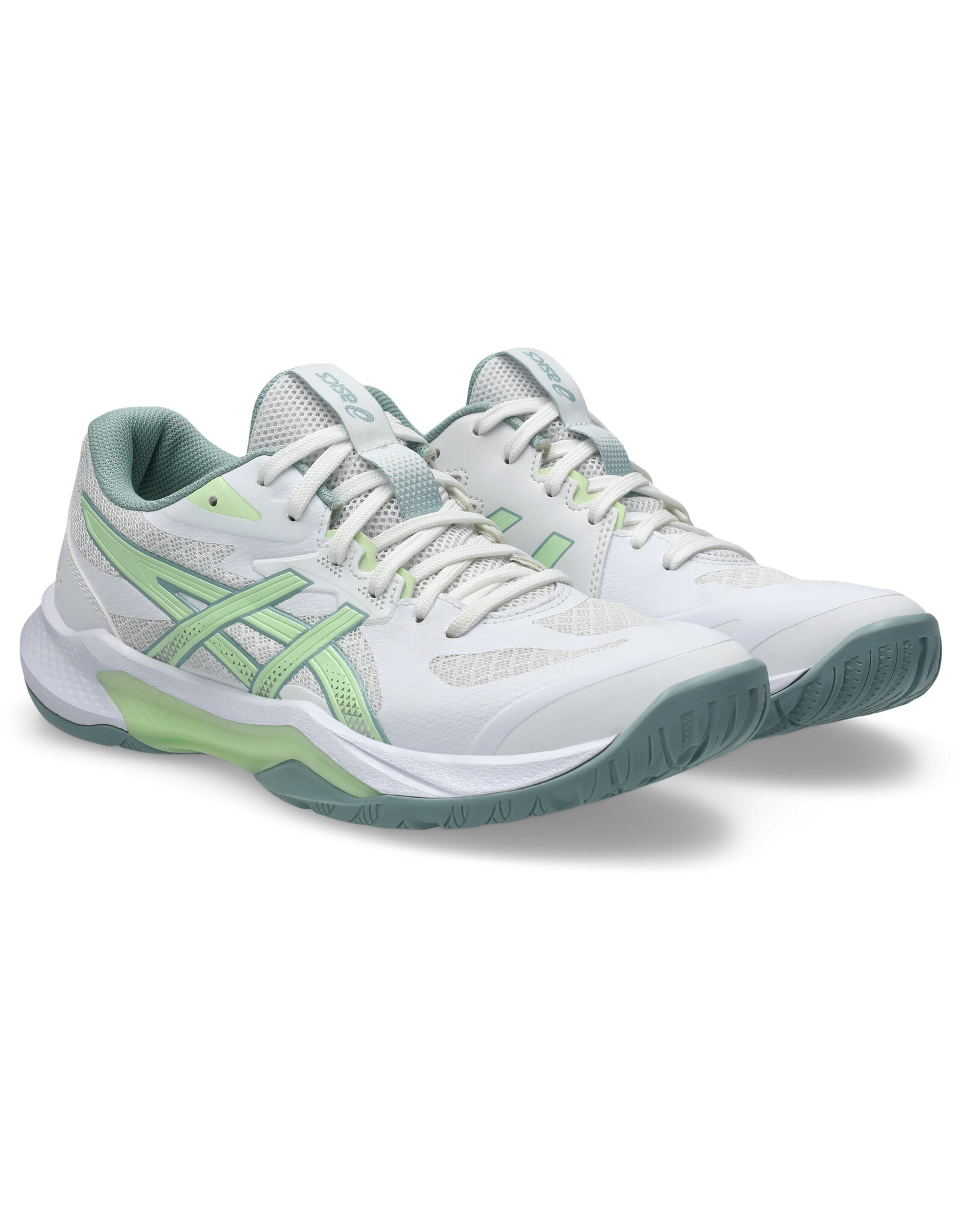 Asics GEL-TACTIC 13-Dames-WHITE/ILLUMINATE YELLOW