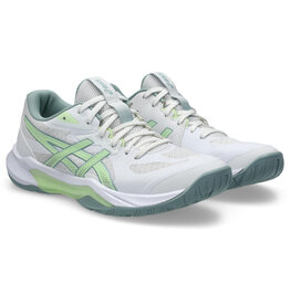 Asics GEL-TACTIC 13-Dames-WHITE/ILLUMINATE YELLOW