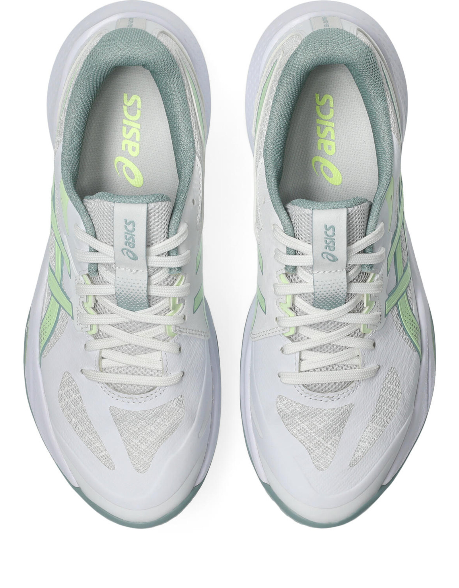 Asics GEL-TACTIC 13-Dames-WHITE/ILLUMINATE YELLOW