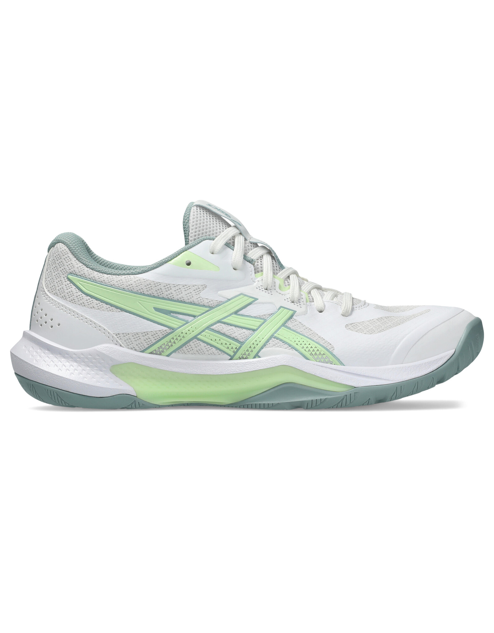Asics GEL-TACTIC 13-Dames-WHITE/ILLUMINATE YELLOW