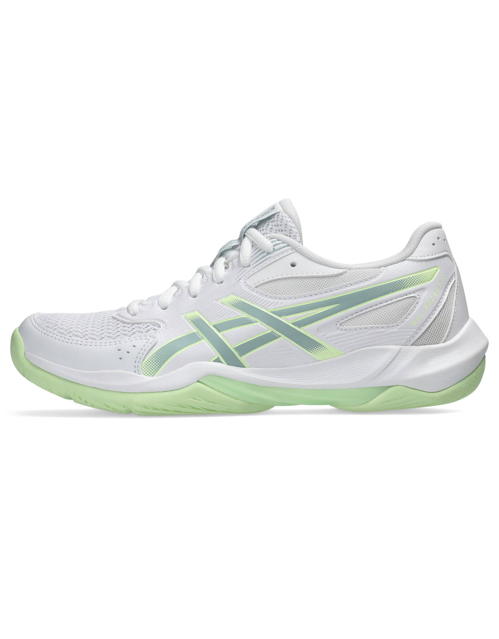 Asics GEL-ROCKET 12-Dames-WHITE/OCEAN HAZE