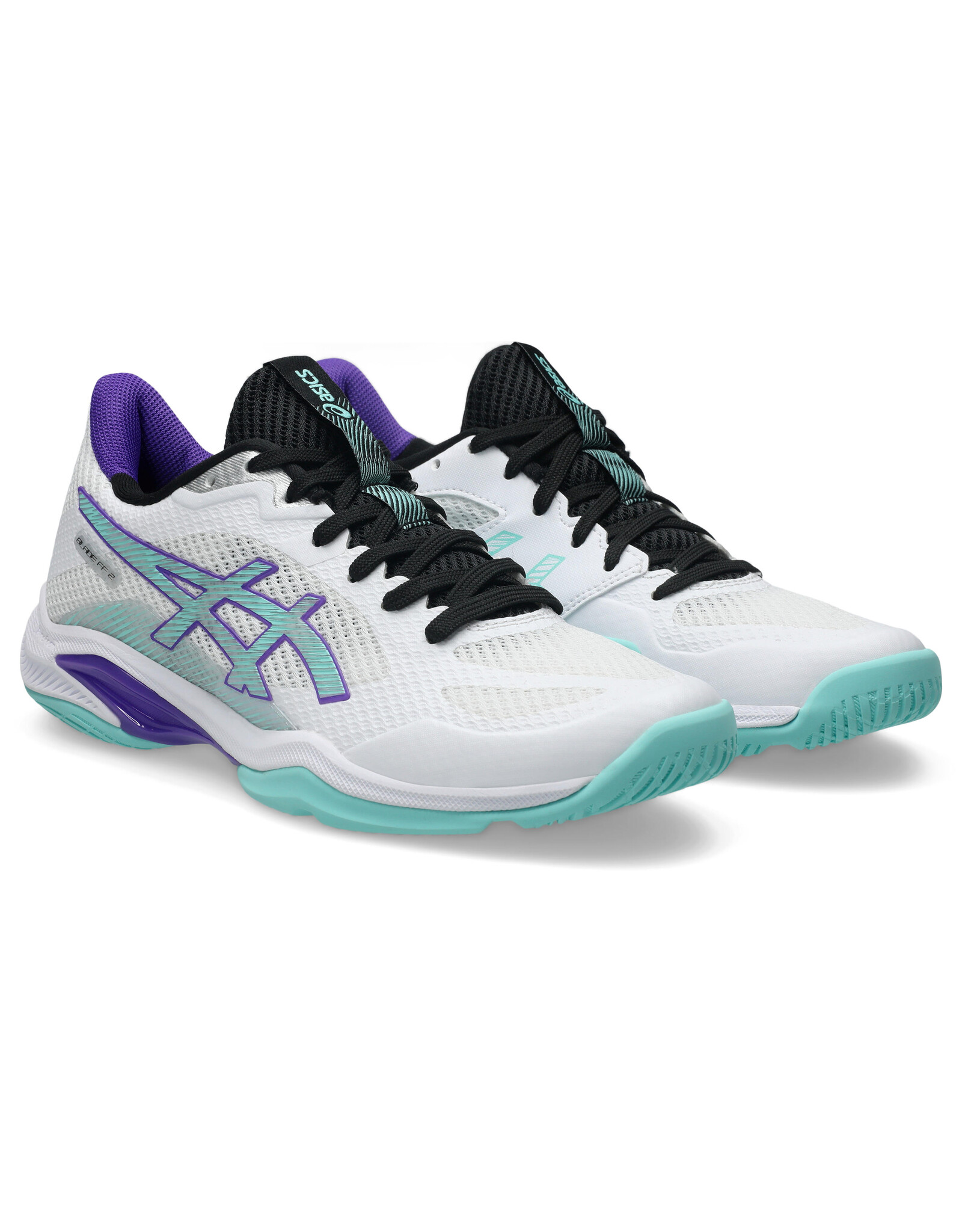Asics BLADE FF 2-Dames-WHITE/ILLUMINATE MINT