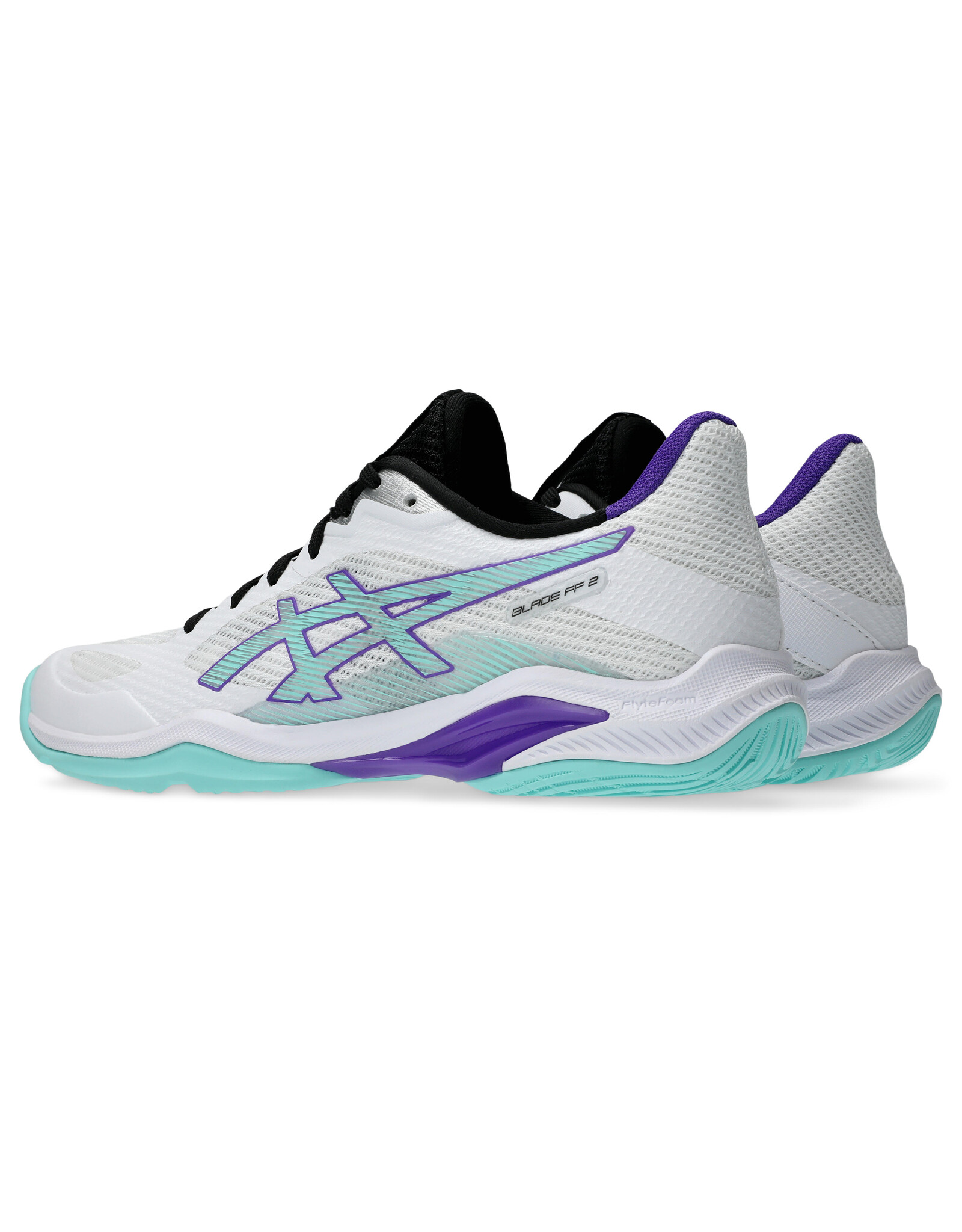Asics BLADE FF 2-Dames-WHITE/ILLUMINATE MINT