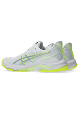 Asics NETBURNER BALLISTIC FF 4-Dames-WHITE/SAFETY YELLOW