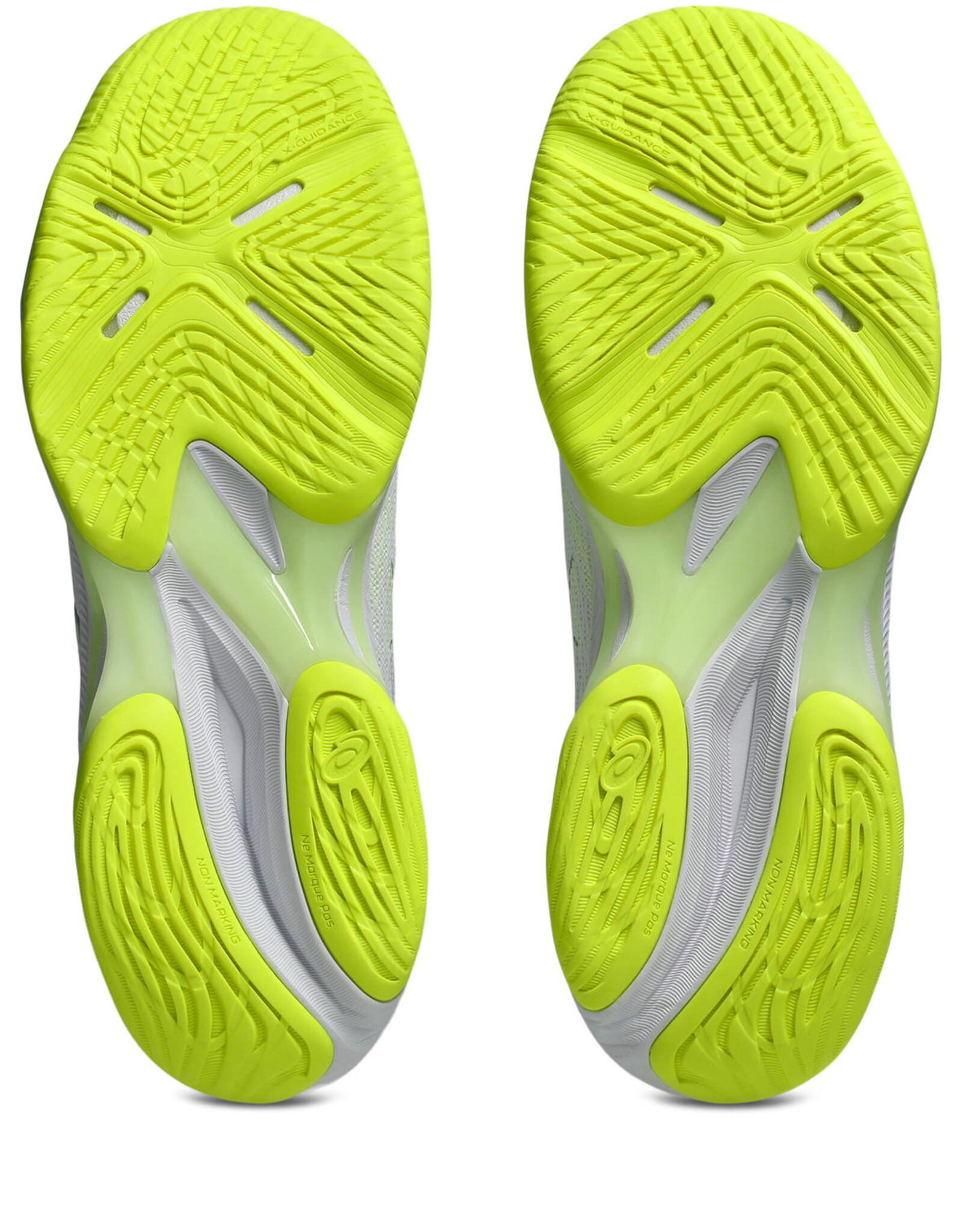 Asics NETBURNER BALLISTIC FF 4-Dames-WHITE/SAFETY YELLOW
