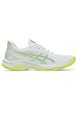 Asics NETBURNER BALLISTIC FF 4-Dames-WHITE/SAFETY YELLOW
