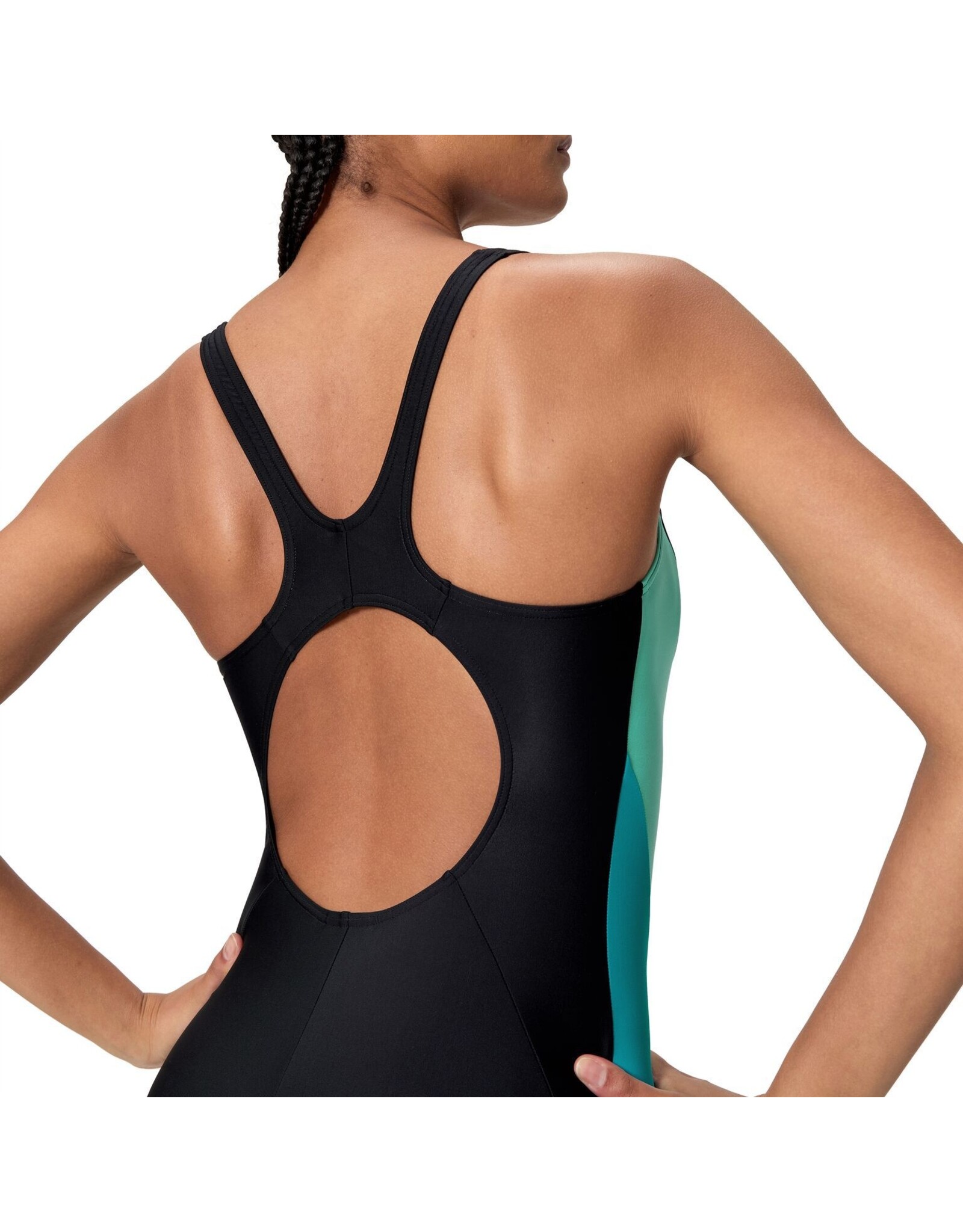 Speedo COLORBLOCK SPLICE 2.0 1P BLA/PUR