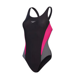Speedo COLORBLOCK SPLICE 2.0 1P BLA/GRE