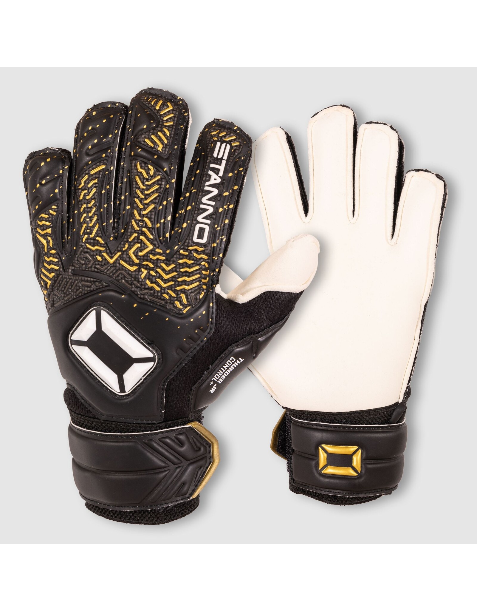 Stanno Black-Gold-Thunder JR VII Goalkeeper Gloves