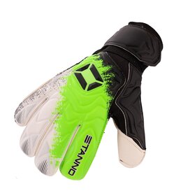 Stanno White-Green-Black-Ultimate Grip V JR Goalkeeper Gloves