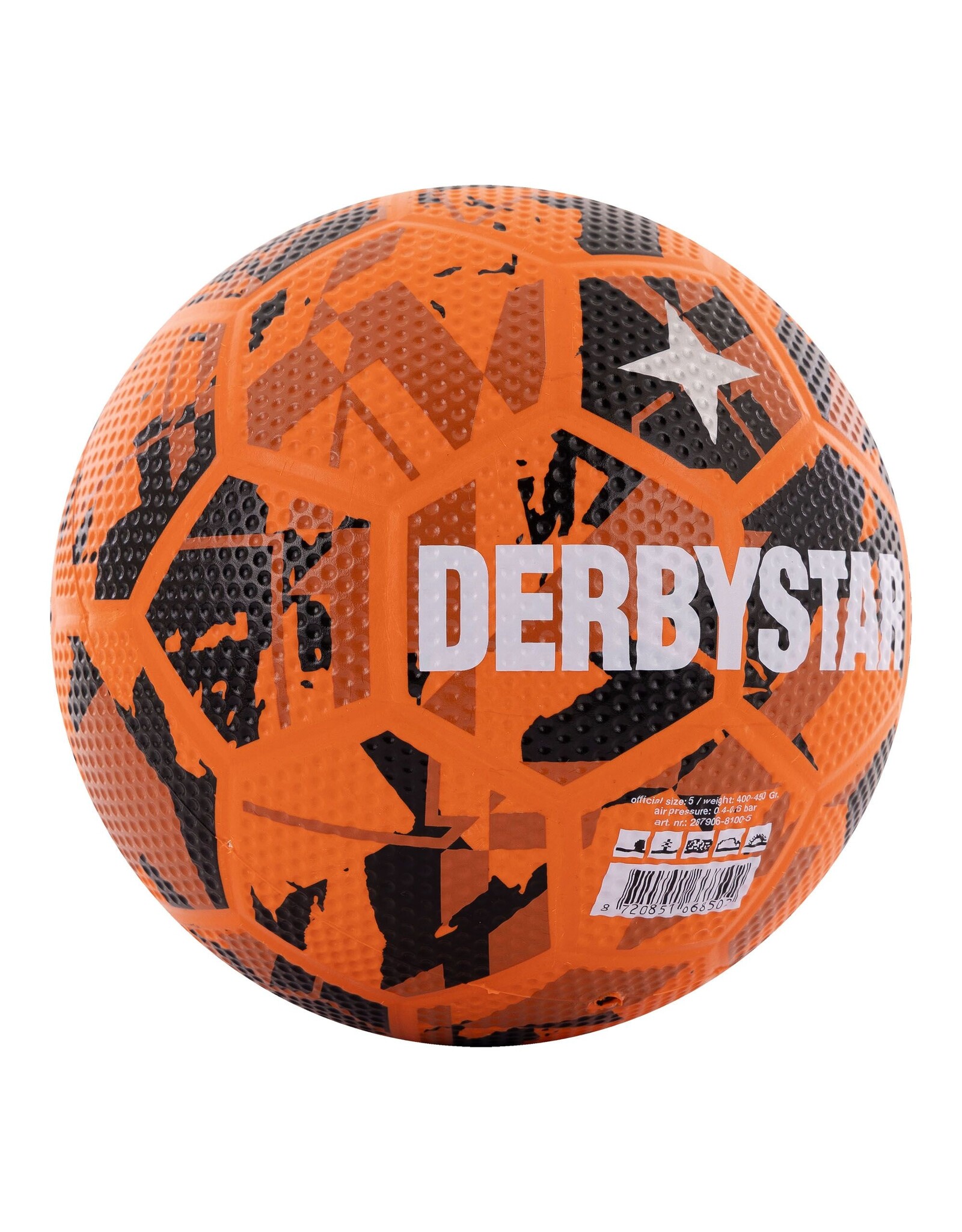 Derbystar Streetball-Orange-Black