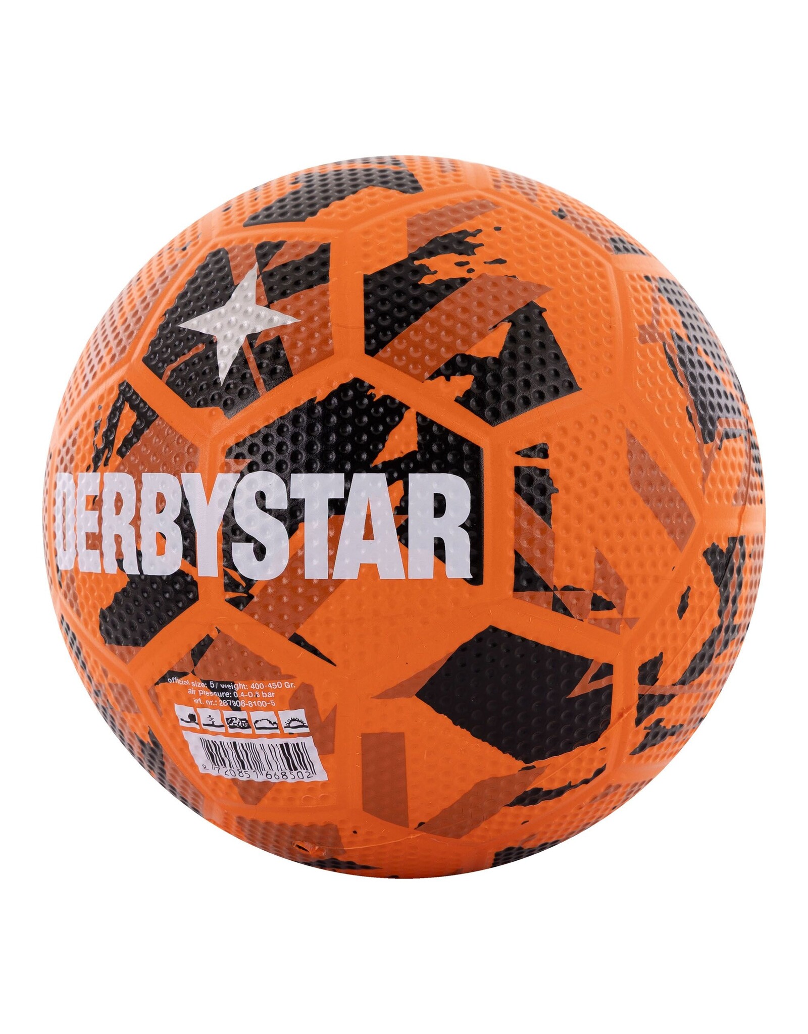 Derbystar Streetball-Orange-Black