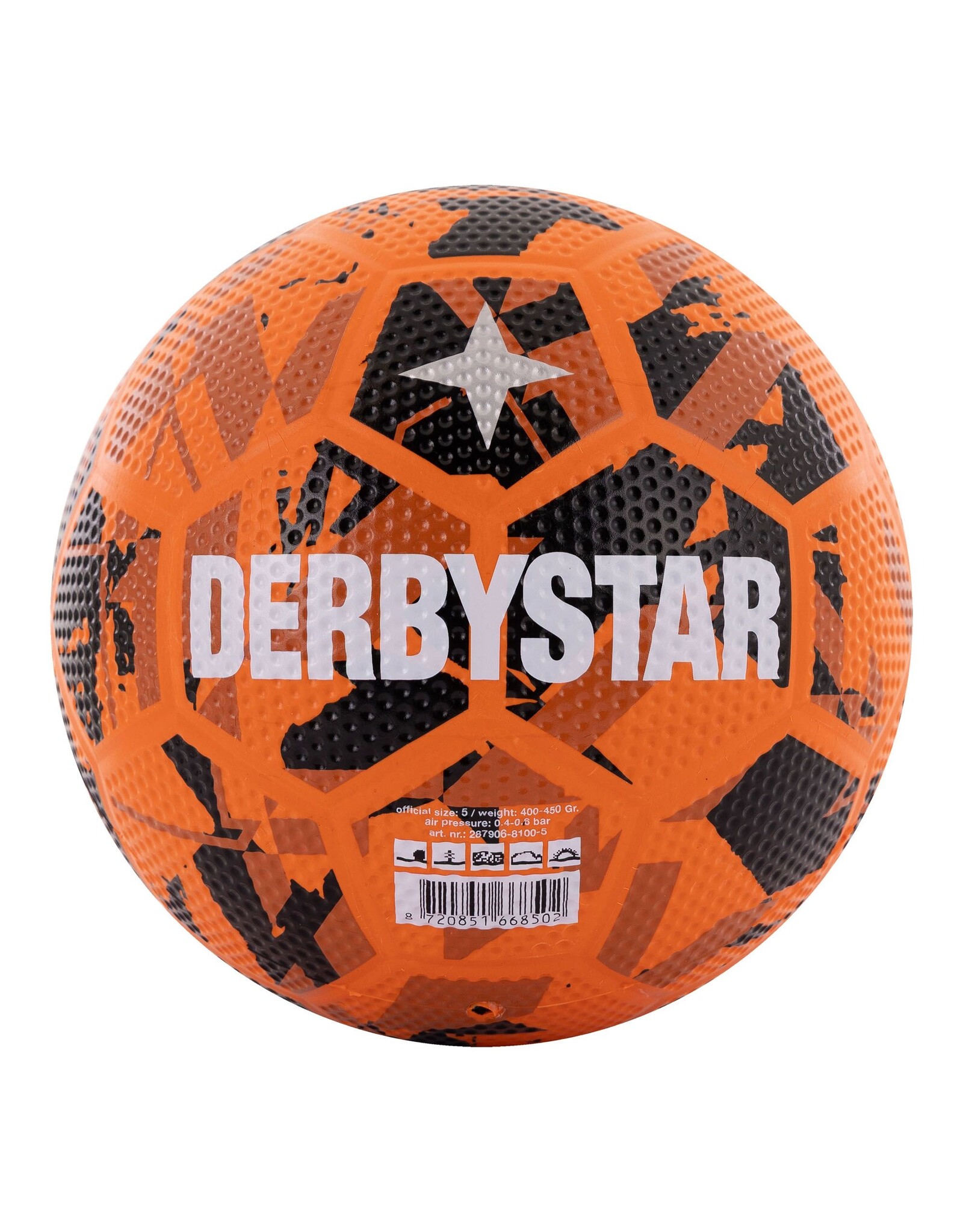 Derbystar Streetball-Orange-Black