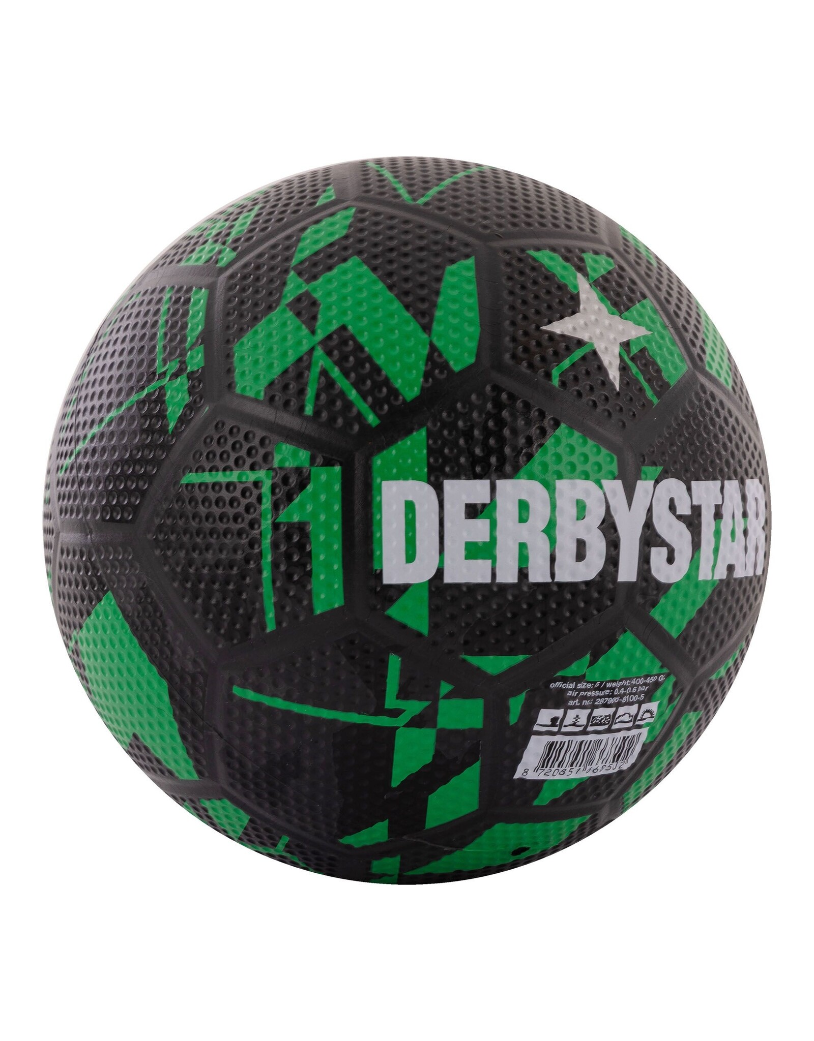 Derbystar Streetball-Black-Green