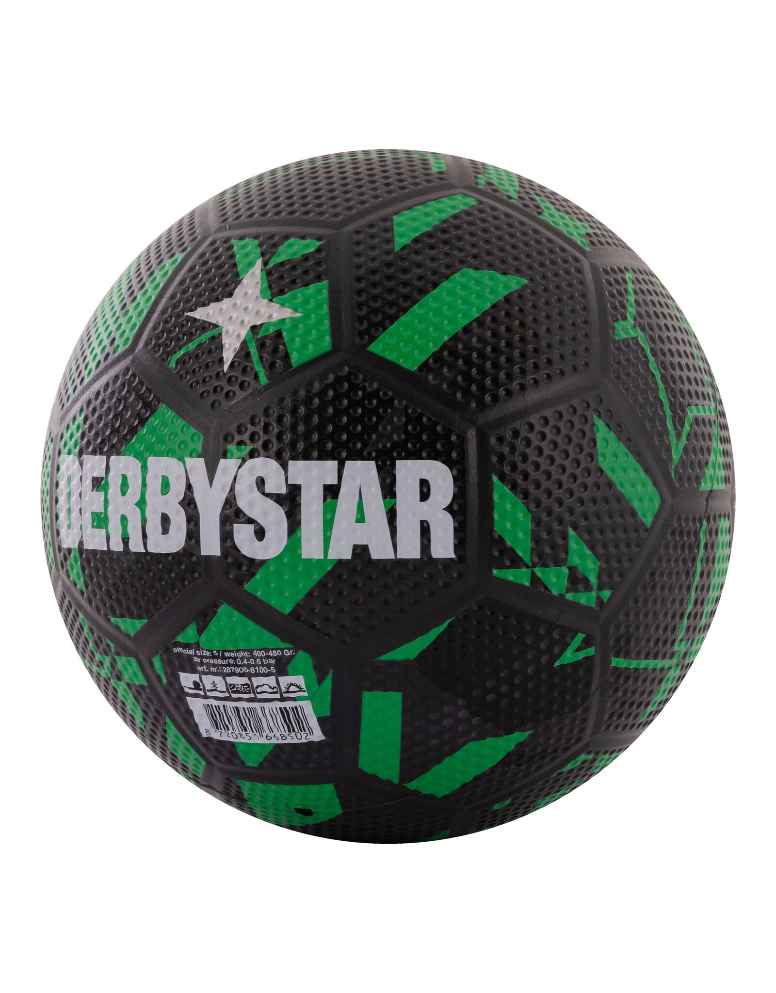Derbystar Streetball-Black-Green