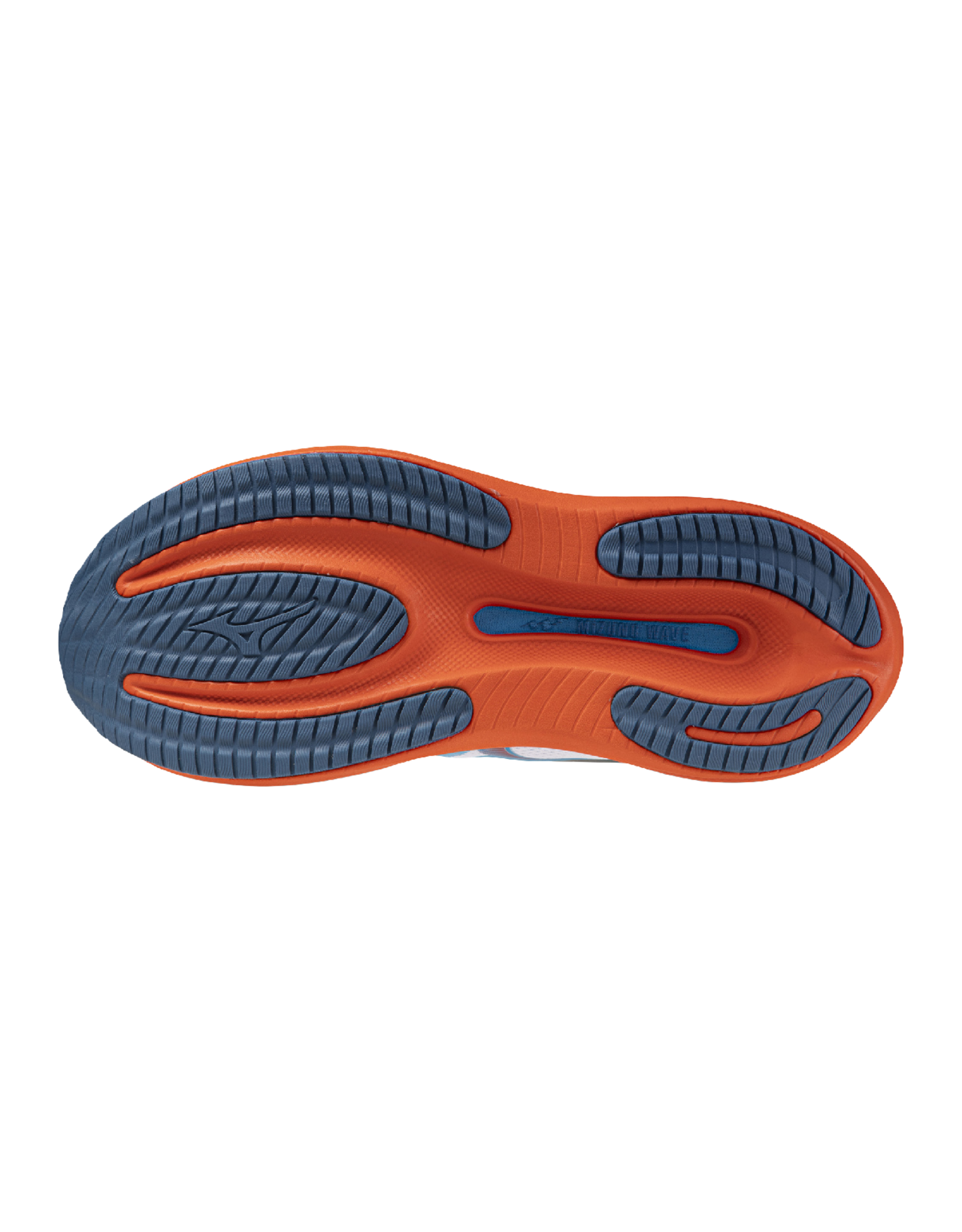 Mizuno WAVE RIDER 30-Heren-White/Blue Jewel/Orange.com