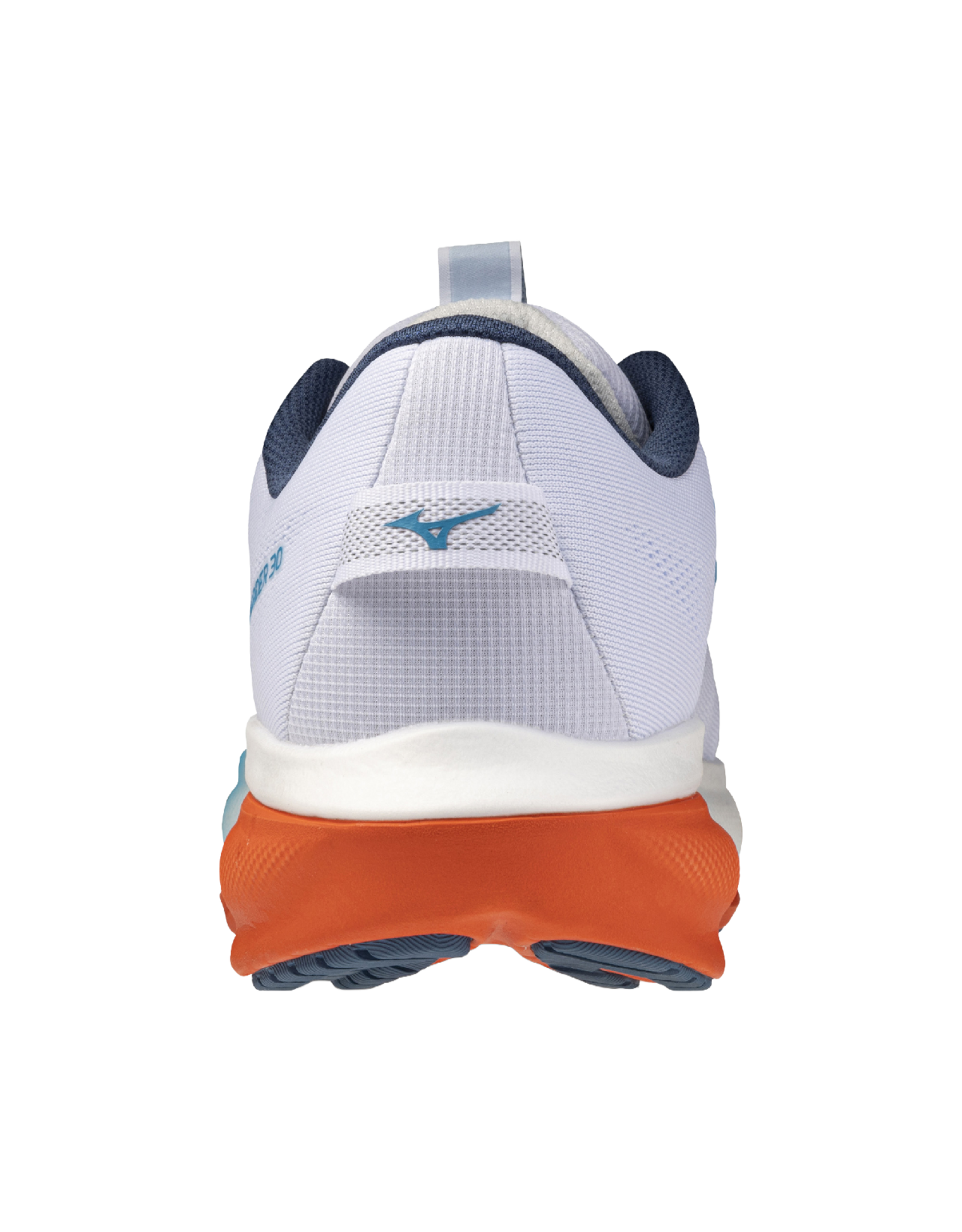Mizuno WAVE RIDER 30-Heren-White/Blue Jewel/Orange.com