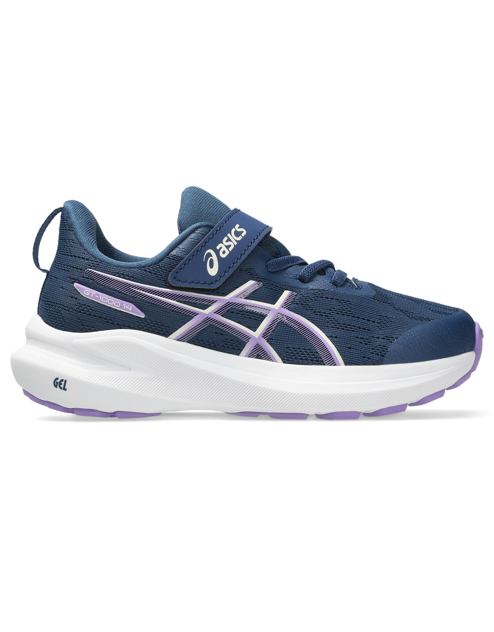 Asics GT-1000 14 PS-Kinderen-INDEPENDENCE BLUE/FADED PLUM